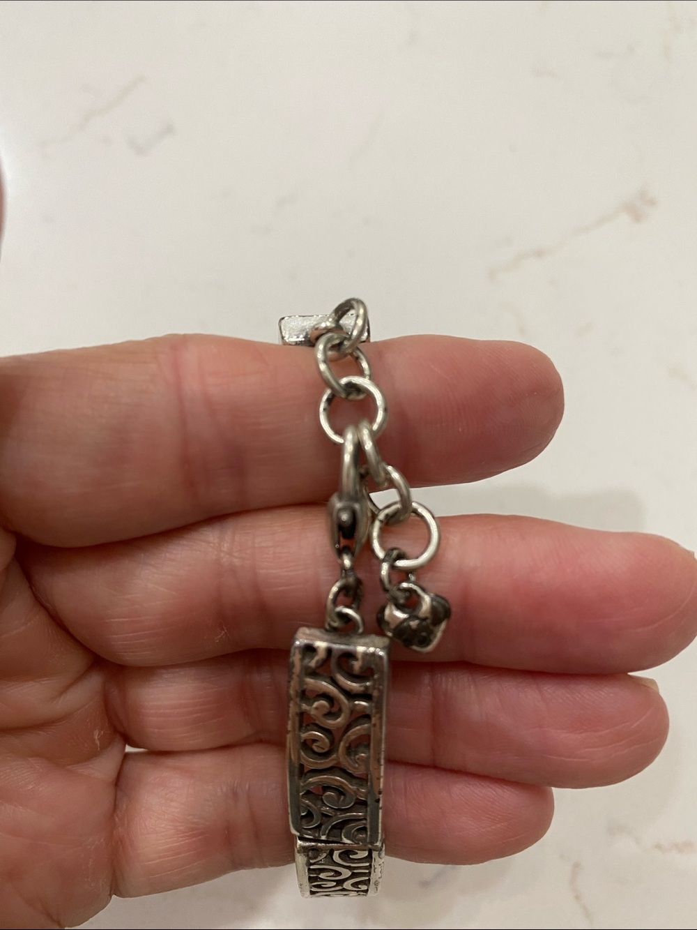 Brighton Silver Filigree Link Bracelet - Silver - Picture 6 of 6